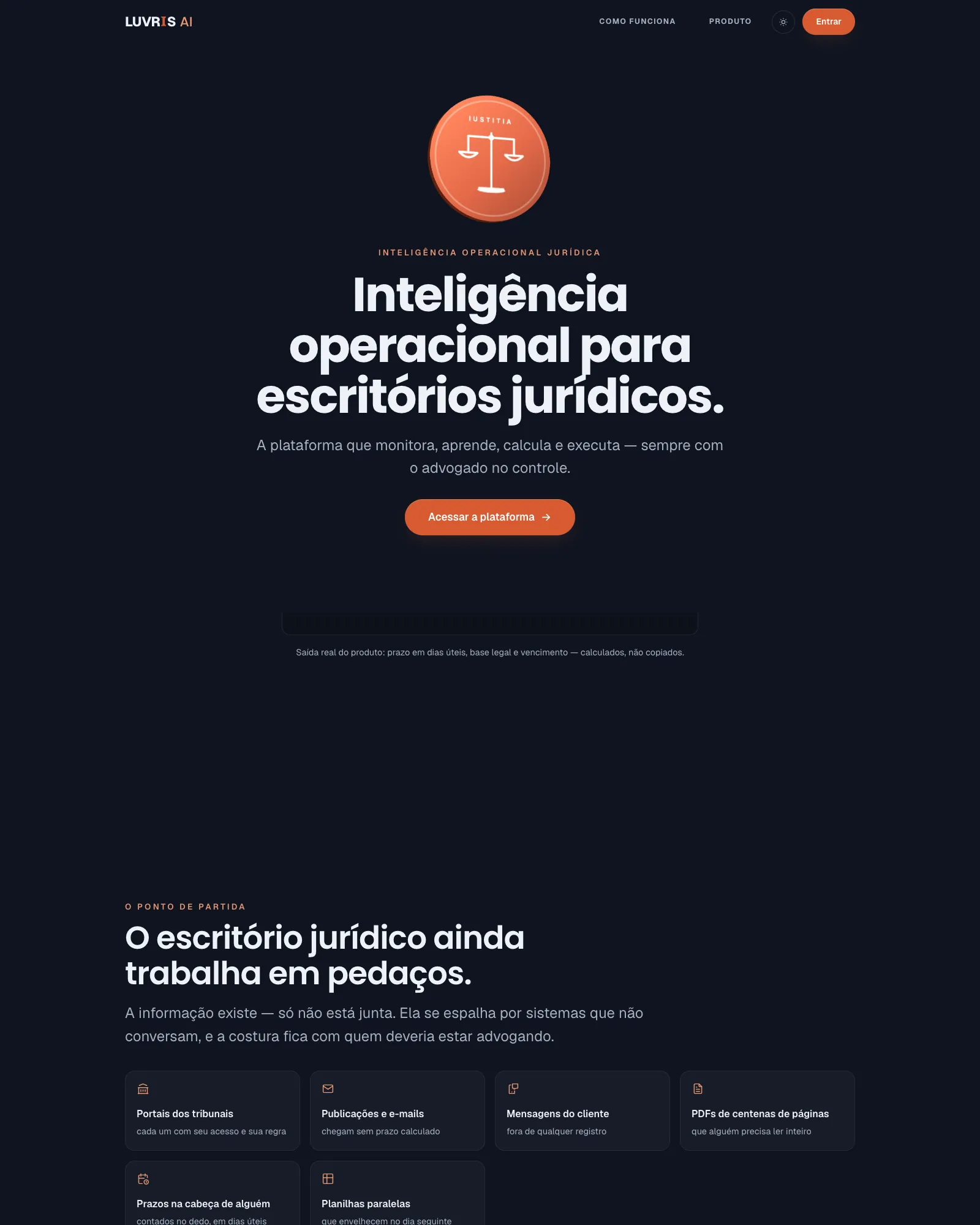 Luvris AI — screenshot